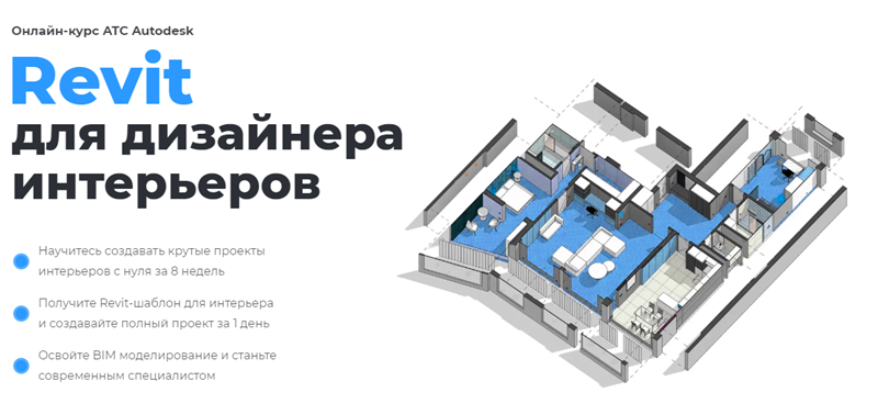 Курсы revit для дизайнера интерьера